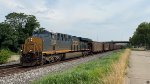 CSX 3039 takes coal west on 2 track.